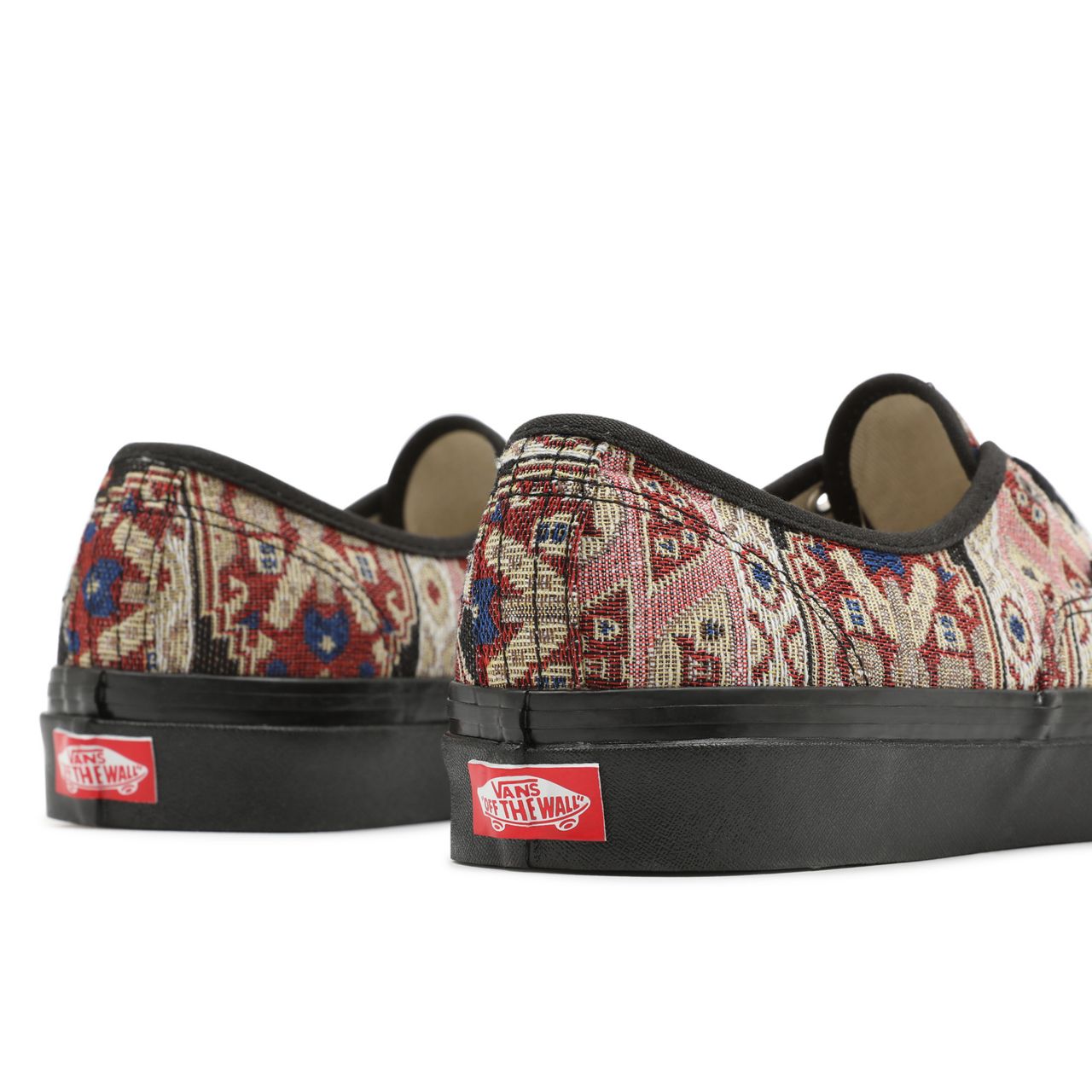 Vans Tapestry Authentic 44 DX Multicolour Classic Mens Womens - (Tapestry) Multi 1/Red VN0A38ENAB7 Shoes