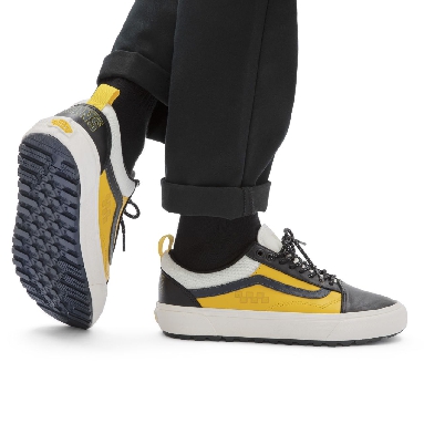 Vans Varsity Old Skool MTE-1 Yellow Classic Mens Womens - (Varsity) Varsity Black/Spectra Yellow VN0A5I1297S Shoes