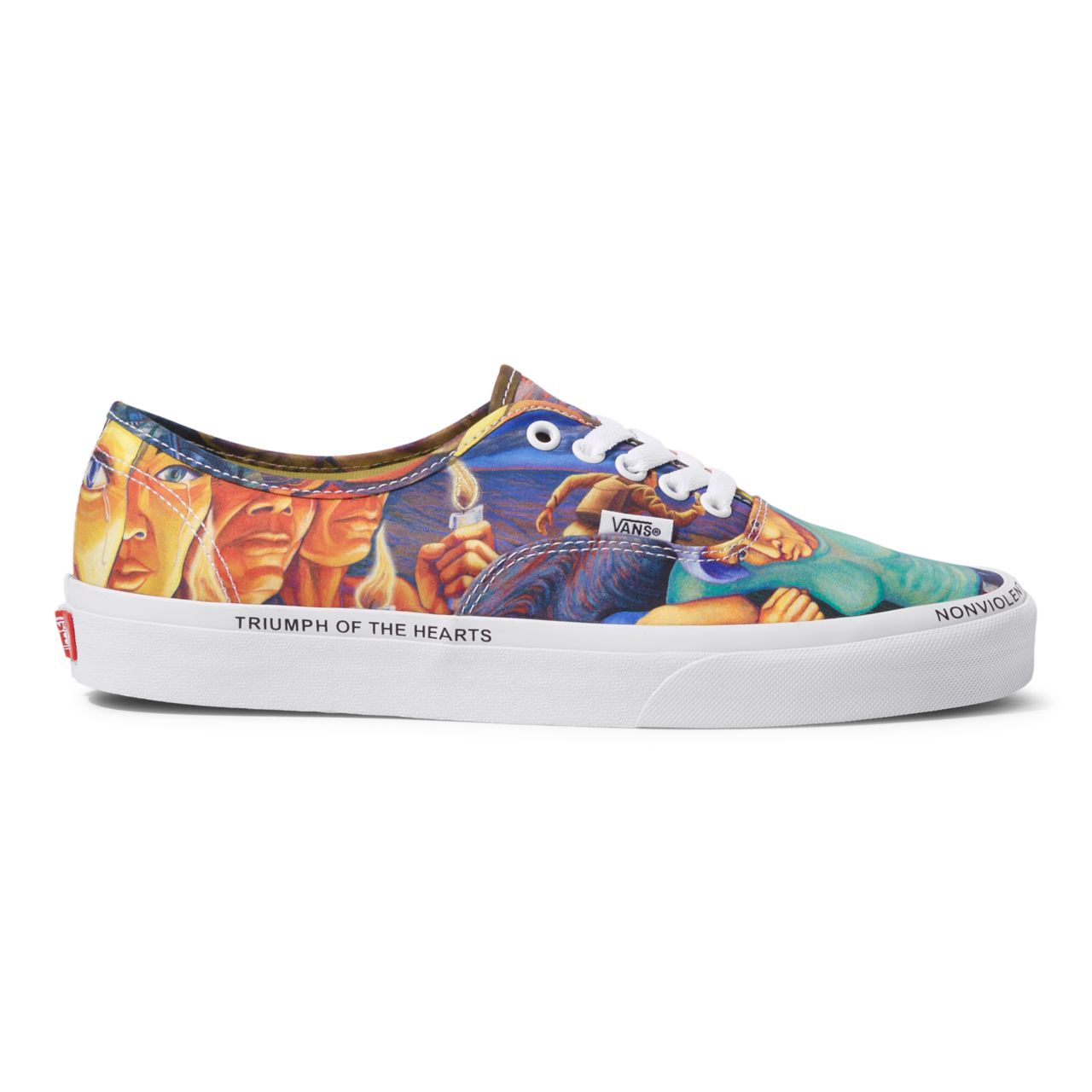 Vans X MOCA Judy Baca Authentic Multicolour Classic Mens Womens - (Moca) Judy Baca VN0A5KRDYQ8 Shoes