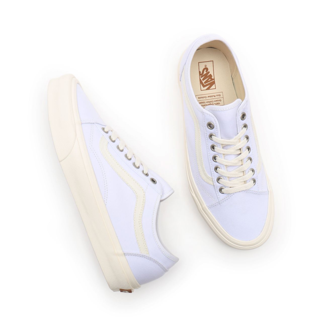 Vans Eco Theory Old Skool Tapered White Classic Mens Womens - (Eco Theory) white/natural VN0A54F49FQ Shoes