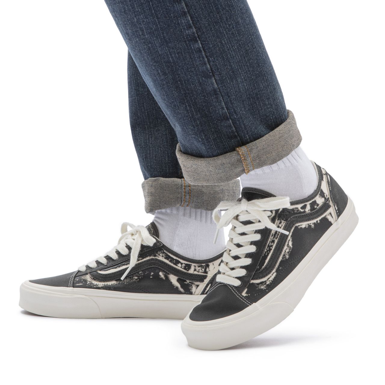 Vans Eco Theory Old Skool Tapered Grey Classic Mens Womens - (Eco Theory) Asphalt/Natural VN0A54F48CO Shoes