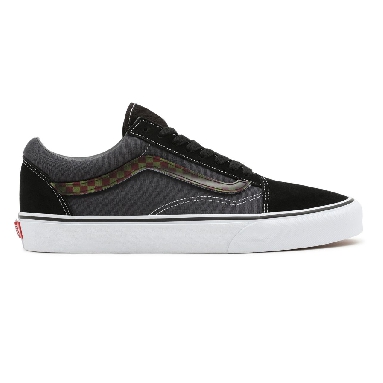 Vans Lenticular Sidestripe Old Skool Black Classic Mens Womens - (Lenticular Sidestripe) Black/Asphalt VN0A5KRF93W Shoes