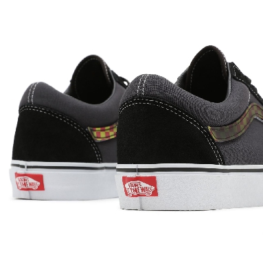 Vans Lenticular Sidestripe Old Skool Black Classic Mens Womens - (Lenticular Sidestripe) Black/Asphalt VN0A5KRF93W Shoes