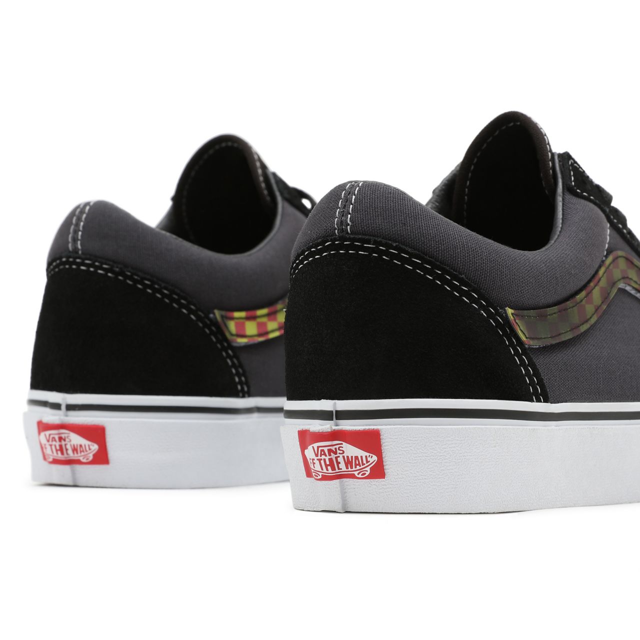 Vans Lenticular Sidestripe Old Skool Black Classic Mens Womens - (Lenticular Sidestripe) Black/Asphalt VN0A5KRF93W Shoes