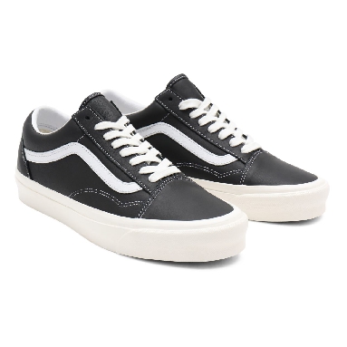 Vans Anahiem Factory Old Skool 36 DX Black Classic Mens Womens - (Anaheim Factory) black/leather VN0A54F3103 Shoes