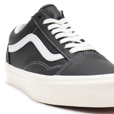 Vans Anahiem Factory Old Skool 36 DX Black Classic Mens Womens - (Anaheim Factory) black/leather VN0A54F3103 Shoes