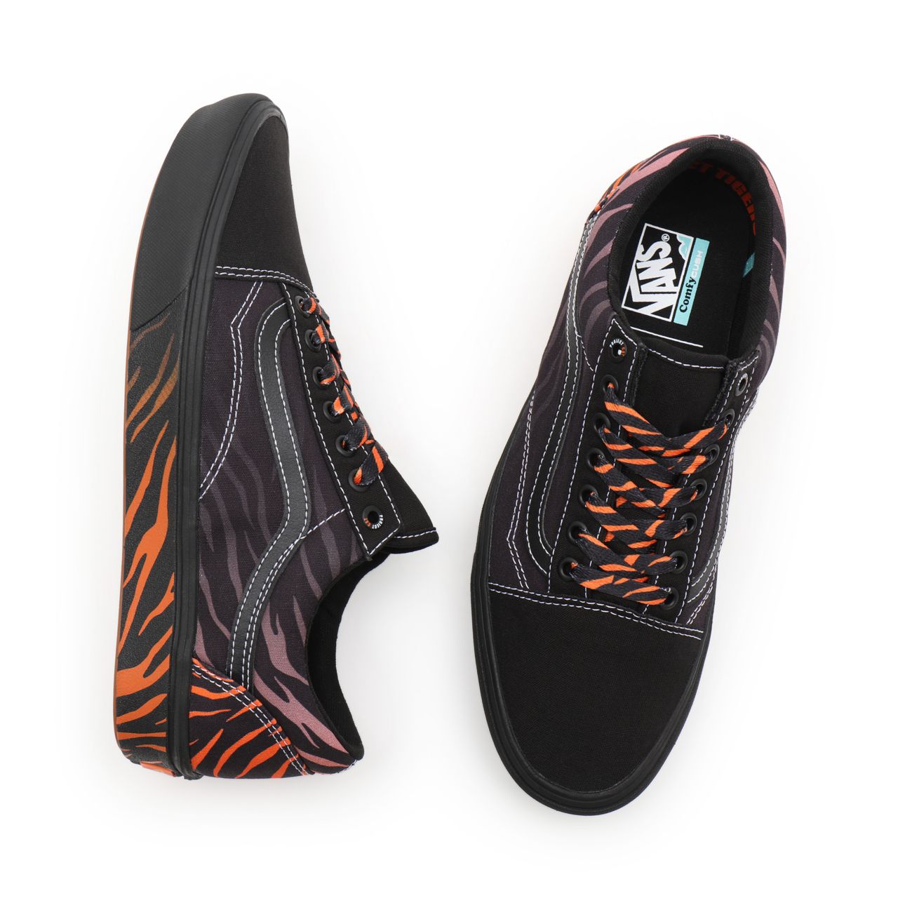 Vans x Project CAT ComfyCush Old Skool Black Classic Mens Womens - (Discovery) projectCAT/fade VN0A5DYC9KH Shoes