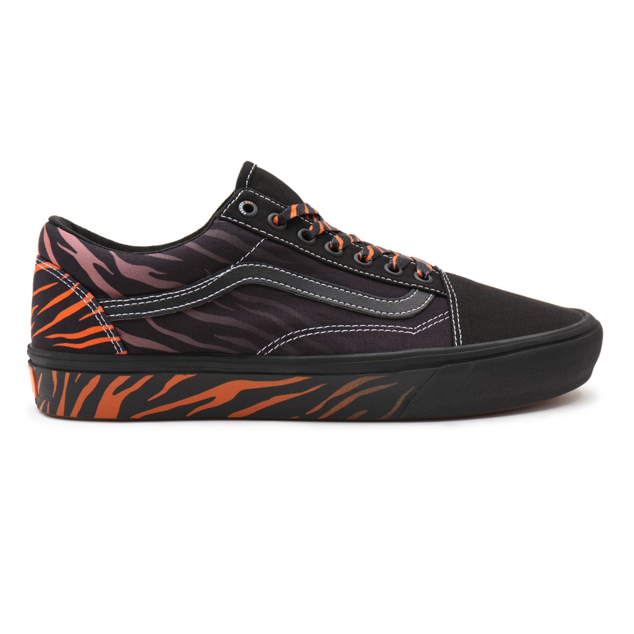 Vans x Project CAT ComfyCush Old Skool Black Classic Mens Womens - (Discovery) projectCAT/fade VN0A5DYC9KH Shoes