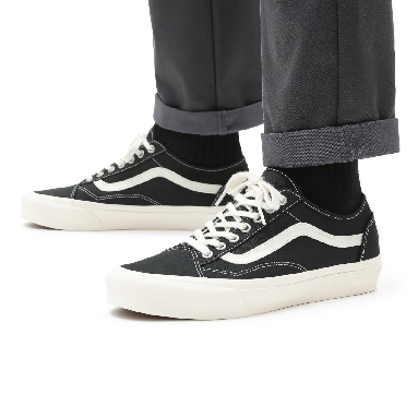 Vans Eco Theory Old Skool Tapered Black Classic Mens Womens - (Eco Theory) black/natural VN0A54F49FN Shoes