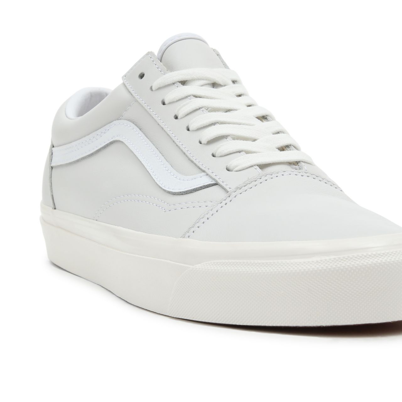 Vans Anaheim Factory Old Skool 36 DX White Classic Mens Womens - (Anaheim Factory) True White/Leather VN0A54F3104 Shoes