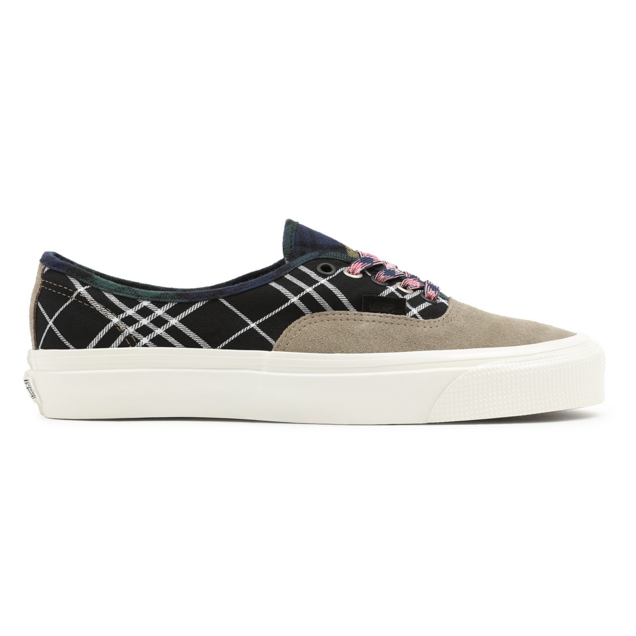 Vans Anaheim Factory Authentic 44 DX Multicolour Classic Mens Womens - (Anaheim Factory) Plaid Mix/Olive VN0A5KX48F8 Shoes