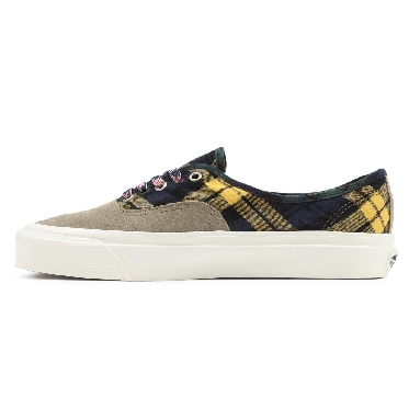 Vans Anaheim Factory Authentic 44 DX Multicolour Classic Mens Womens - (Anaheim Factory) Plaid Mix/Olive VN0A5KX48F8 Shoes