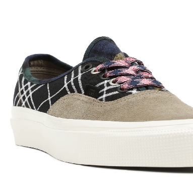 Vans Anaheim Factory Authentic 44 DX Multicolour Classic Mens Womens - (Anaheim Factory) Plaid Mix/Olive VN0A5KX48F8 Shoes