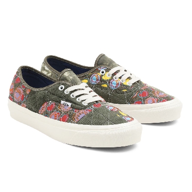 Vans Anaheim Factory Authentic 44 DX Green Classic Mens Womens - (Anaheim Factory) Positivity Patchwork/Grape Leaf VN0A54F98F9 Shoes