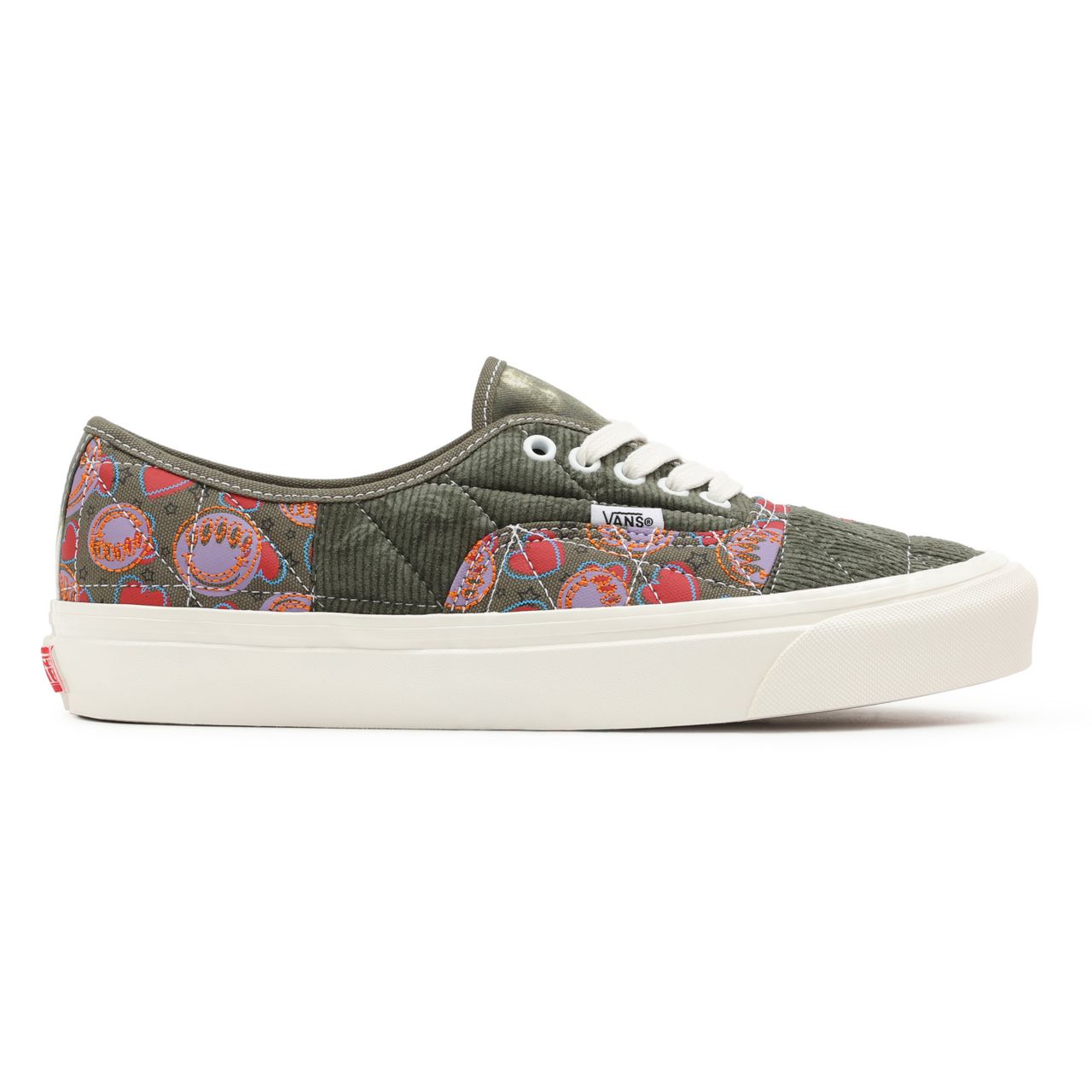 Vans Anaheim Factory Authentic 44 DX Green Classic Mens Womens - (Anaheim Factory) Positivity Patchwork/Grape Leaf VN0A54F98F9 Shoes