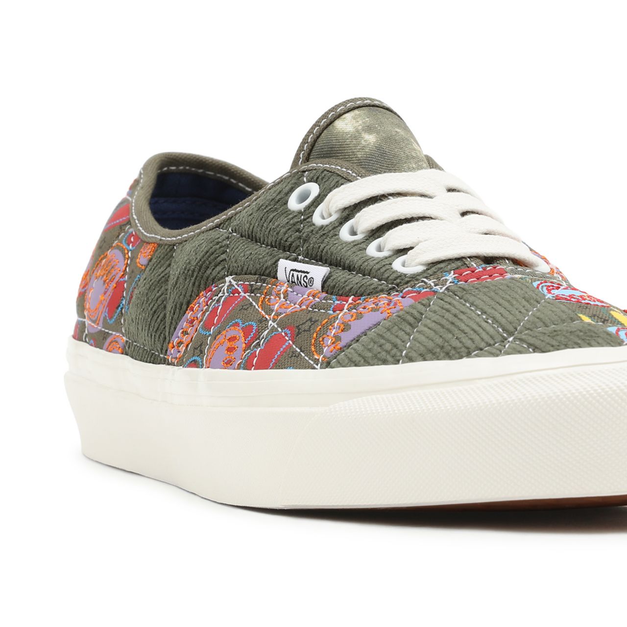 Vans Anaheim Factory Authentic 44 DX Green Classic Mens Womens - (Anaheim Factory) Positivity Patchwork/Grape Leaf VN0A54F98F9 Shoes