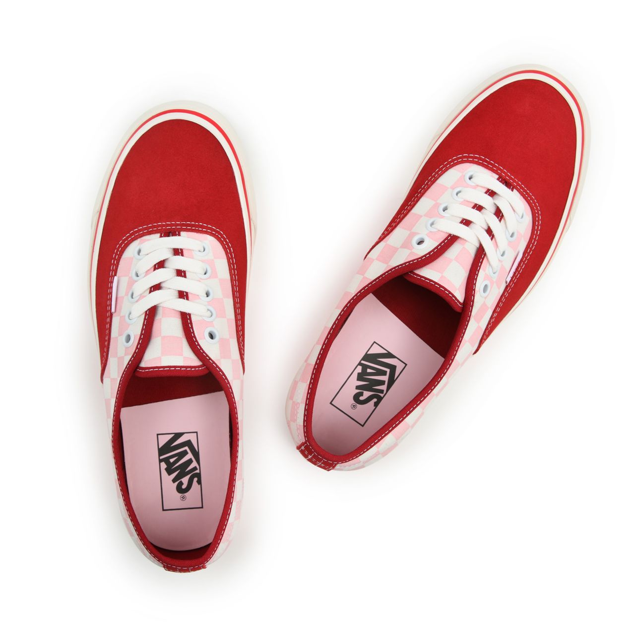 Vans Anaheim Factory Authentic 44 DX Red Classic Mens Womens - (Anaheim Factory) Freestyle/Chili Pepper VN0A5KX48EK Shoes