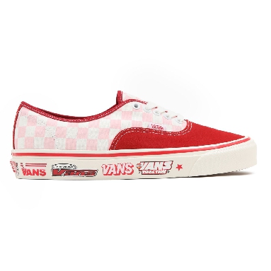 Vans Anaheim Factory Authentic 44 DX Red Classic Mens Womens - (Anaheim Factory) Freestyle/Chili Pepper VN0A5KX48EK Shoes