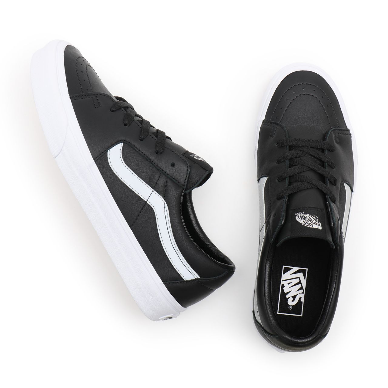 Vans Reflective Sk8-Low Black Classic Mens Womens - (Reflective) Black/True White VN0A4UUKSIG Shoes