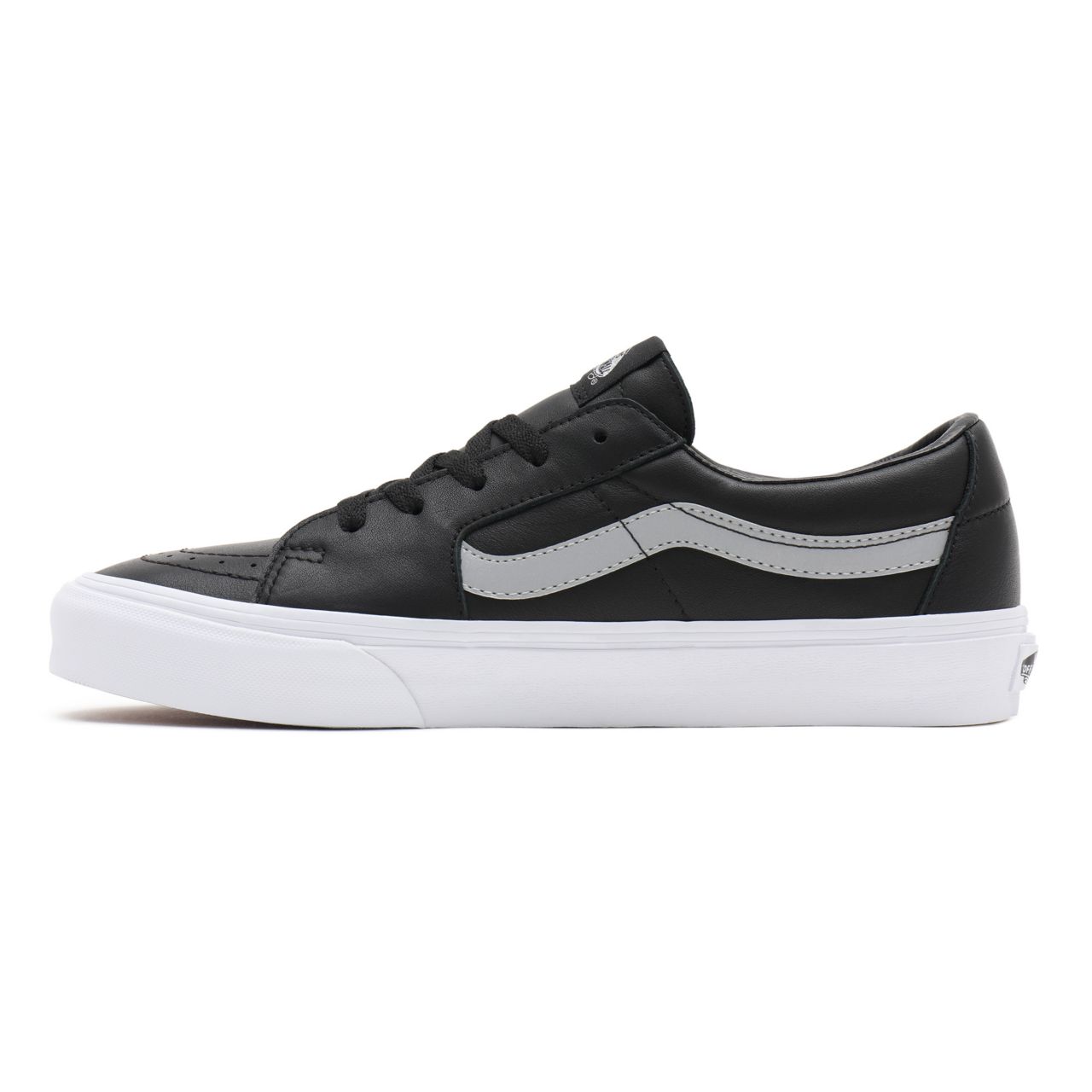 Vans Reflective Sk8-Low Black Classic Mens Womens - (Reflective) Black/True White VN0A4UUKSIG Shoes