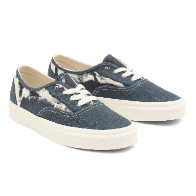 Vans Eco Theory Authentic Blue Classic Mens Womens - (Eco Theory) Dress Blues/Natural VN0A5KRD8CP Shoes