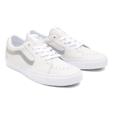 Vans Reflective Sk8-Low White Classic Mens Womens - (Reflective) true white/true white VN0A4UUKA0L Shoes