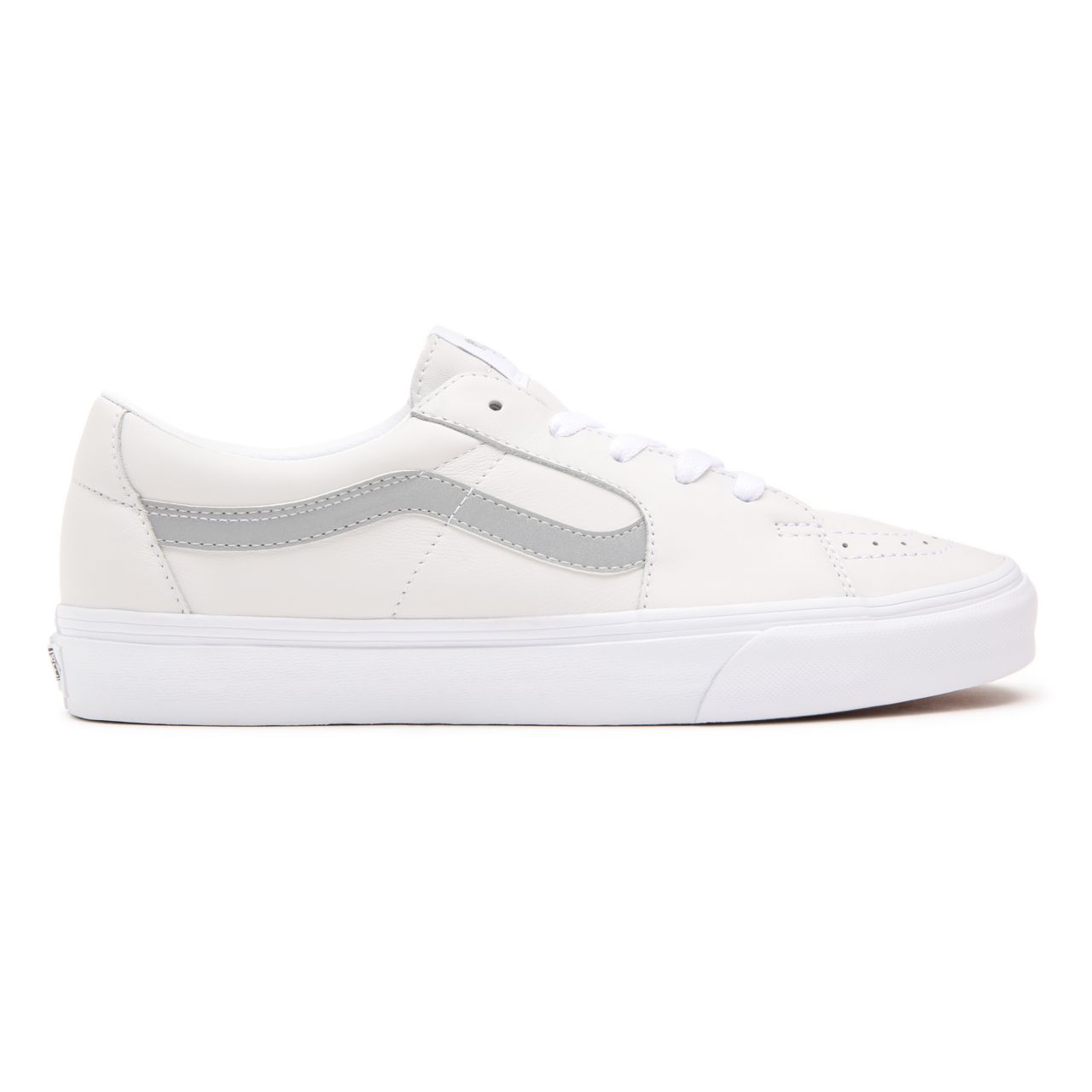 Vans Reflective Sk8-Low White Classic Mens Womens - (Reflective) true white/true white VN0A4UUKA0L Shoes