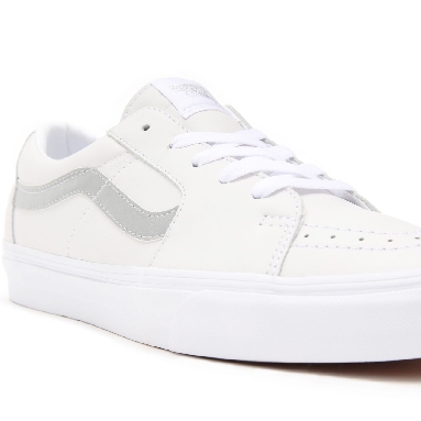 Vans Reflective Sk8-Low White Classic Mens Womens - (Reflective) true white/true white VN0A4UUKA0L Shoes