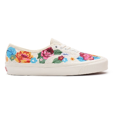 Vans Anaheim Factory Authentic 44 DX Multicolour Classic Mens Womens - (Anaheim Factory) needlepoint/floral VN0A54F29GM Shoes