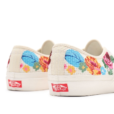 Vans Anaheim Factory Authentic 44 DX Multicolour Classic Mens Womens - (Anaheim Factory) needlepoint/floral VN0A54F29GM Shoes