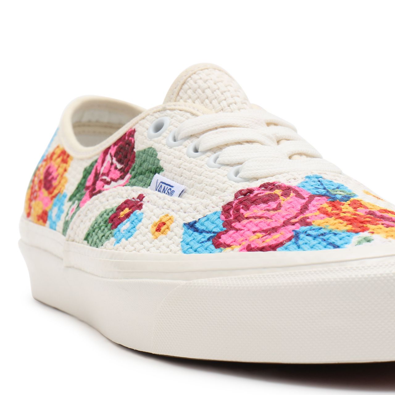 Vans Anaheim Factory Authentic 44 DX Multicolour Classic Mens Womens - (Anaheim Factory) needlepoint/floral VN0A54F29GM Shoes