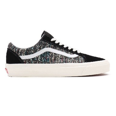 Vans Anahiem Factory Old Skool 36 DX Black Classic Mens Womens - (Anaheim Factory) og black/og static print VN0A54F39IE Shoes