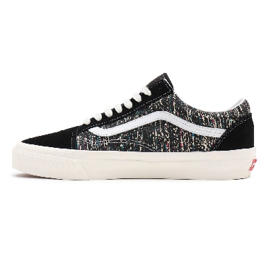 Vans Anahiem Factory Old Skool 36 DX Black Classic Mens Womens - (Anaheim Factory) og black/og static print VN0A54F39IE Shoes