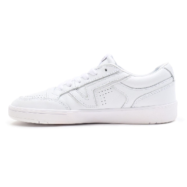 Vans Leather Lowland Comfycush White Classic Mens Womens - (Leather) True White/True White VN0A4TZYOER Shoes