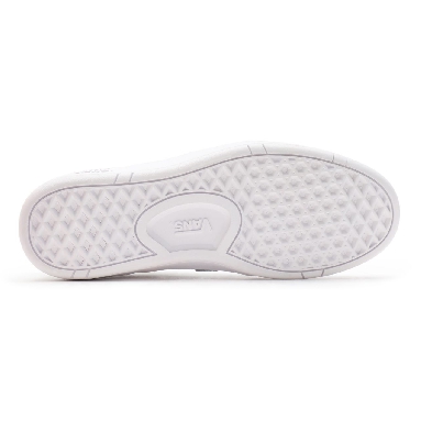 Vans Leather Lowland Comfycush White Classic Mens Womens - (Leather) True White/True White VN0A4TZYOER Shoes