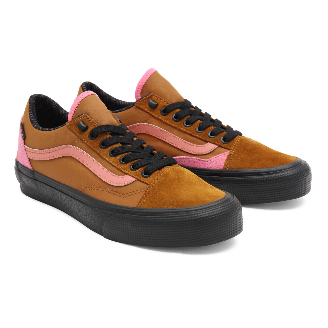 Vans Old Skool Gore-Tex Brown Classic Mens Womens - (Gore-Tex) golden brown/black VN0A4V9W9XS Shoes