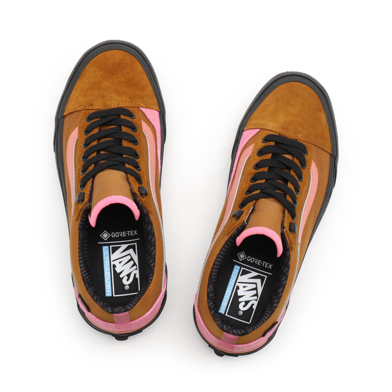 Vans Old Skool Gore-Tex Brown Classic Mens Womens - (Gore-Tex) golden brown/black VN0A4V9W9XS Shoes