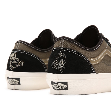 Vans World Code Old Skool Tapered Black Classic Mens Womens - (Vans World Code) black/grape leaf VN0A54F49YD Shoes