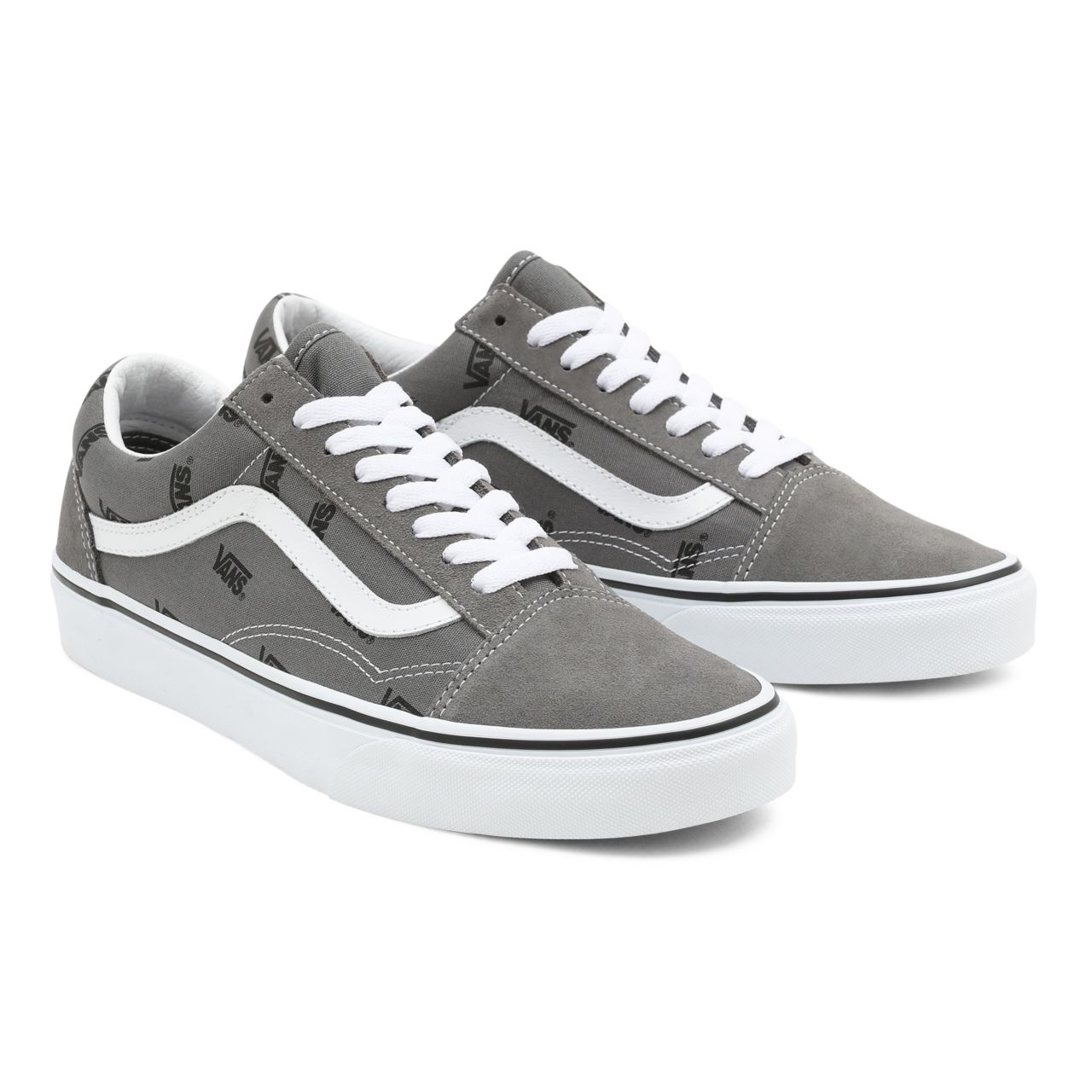 Vans Old Skool Grey Classic Mens Womens - (Vans) Pewter/Black VN0A5JMI90M Shoes