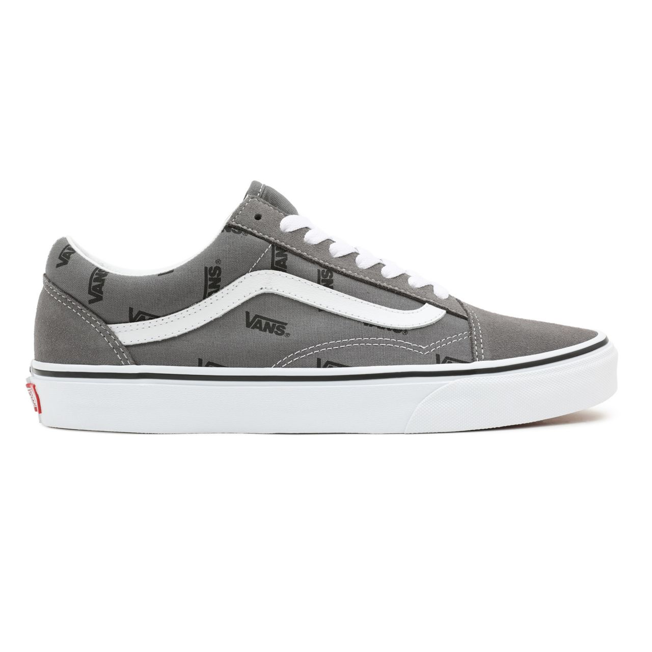 Vans Old Skool Grey Classic Mens Womens - (Vans) Pewter/Black VN0A5JMI90M Shoes