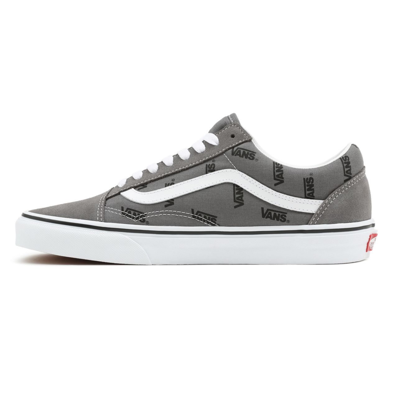 Vans Old Skool Grey Classic Mens Womens - (Vans) Pewter/Black VN0A5JMI90M Shoes