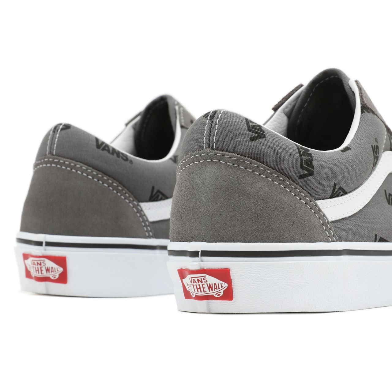 Vans Old Skool Grey Classic Mens Womens - (Vans) Pewter/Black VN0A5JMI90M Shoes