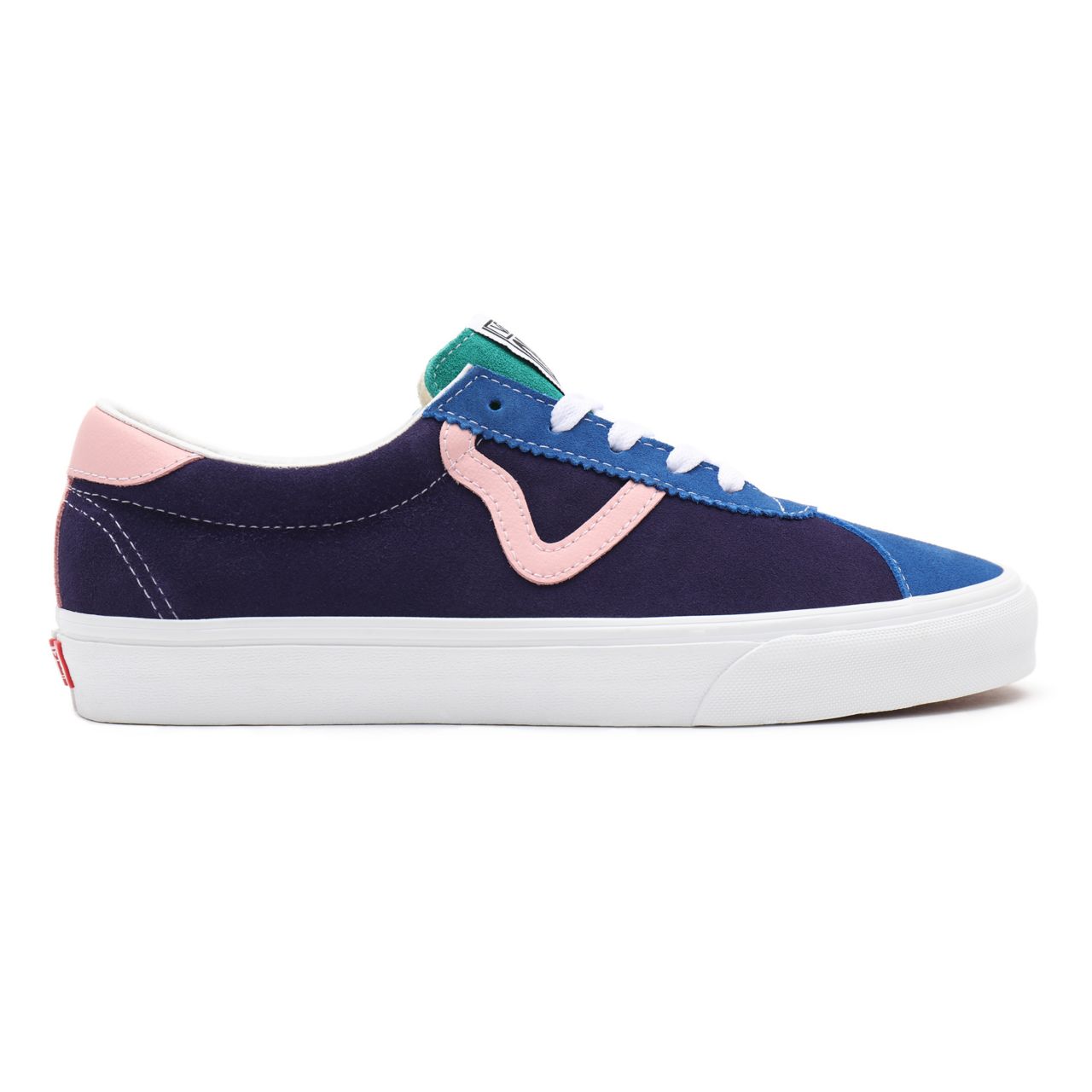 Vans Retro Court Vans Sport Blue Classic Mens Womens - (Retro Court) multi/true white VN0A4BU69EJ Shoes