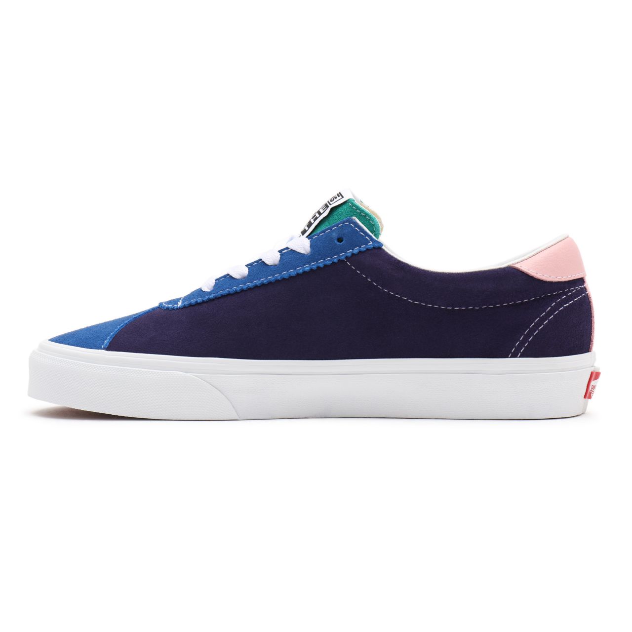 Vans Retro Court Vans Sport Blue Classic Mens Womens - (Retro Court) multi/true white VN0A4BU69EJ Shoes