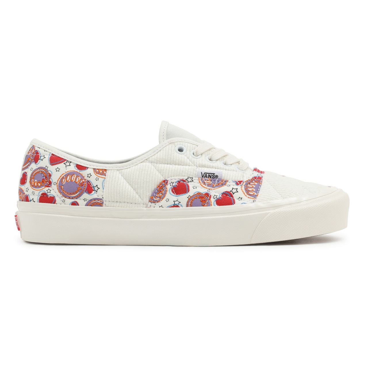 Vans Anaheim Factory Authentic 44 DX Multicolour Classic Mens Womens - (Anaheim Factory) Positivity Patchwork/Blanc De Blanc VN0A54F98FK Shoes