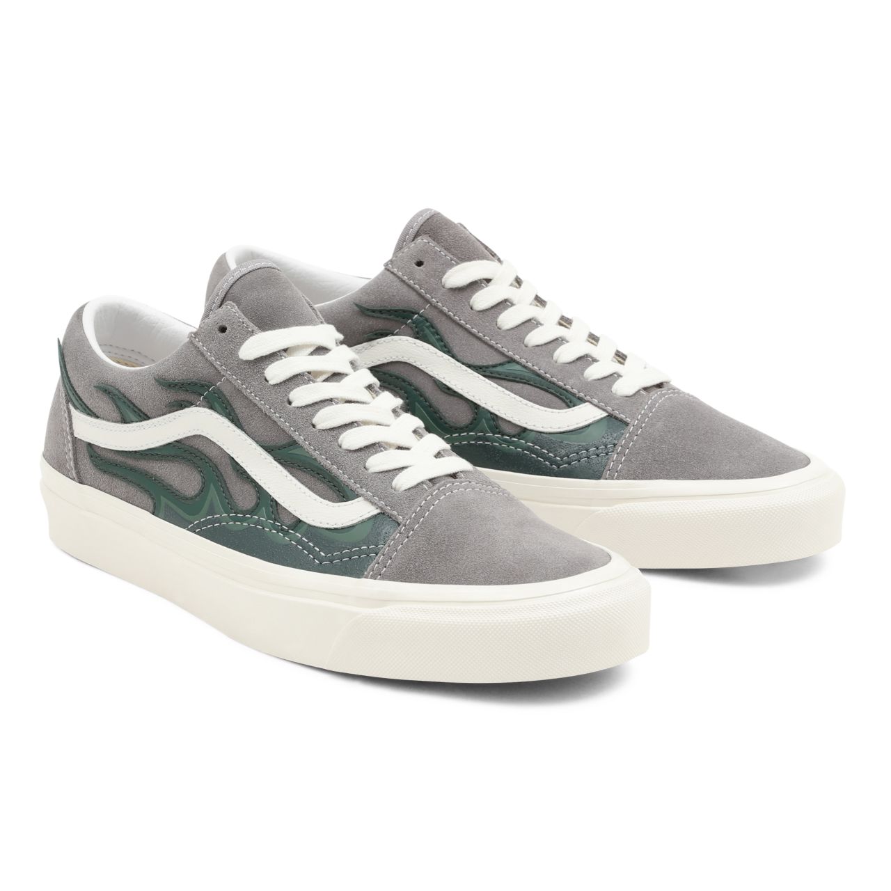 Vans Anaheim Factory Old Skool 36 DX Blue Classic Mens Womens - (Anaheim Factory) Layered Flame VN0A54F397C Shoes