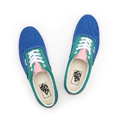 Vans Retro Court Era Blue Classic Mens Womens - (Retro Court) multi/true white VN0A54F19EJ Shoes