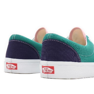 Vans Retro Court Era Blue Classic Mens Womens - (Retro Court) multi/true white VN0A54F19EJ Shoes