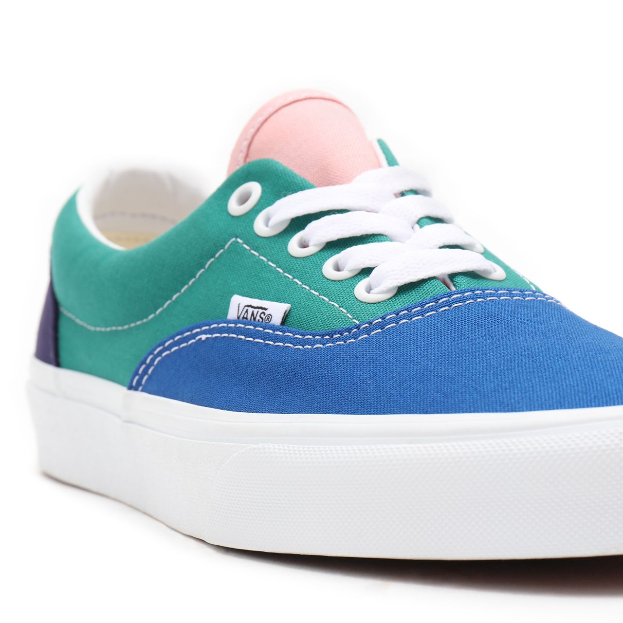 Vans Retro Court Era Blue Classic Mens Womens - (Retro Court) multi/true white VN0A54F19EJ Shoes