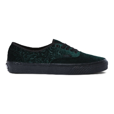 Vans Velvet Authentic Green Classic Mens Womens - (Velvet) Jungle Green/Black VN0A5KRD8E8 Shoes